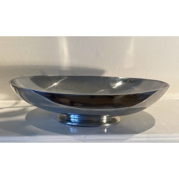 Gift For Her Designer Nima Oberoi-Lunares Large Aluminum Bowl MSRP $379 - Picture 2 of 14